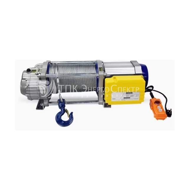 Лебедка электрическая TOR KCD(А) 750/1500 кг 30/15 м 220В (алюминиевый корпус)